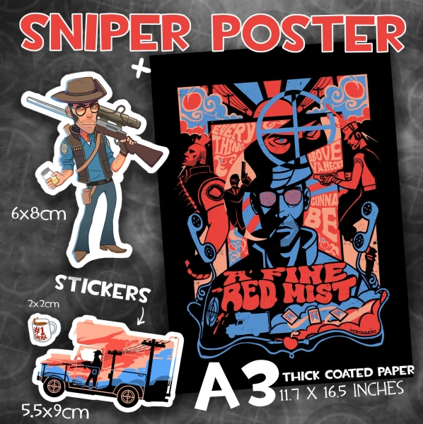 Team Fortress 2 - Sniper Poster