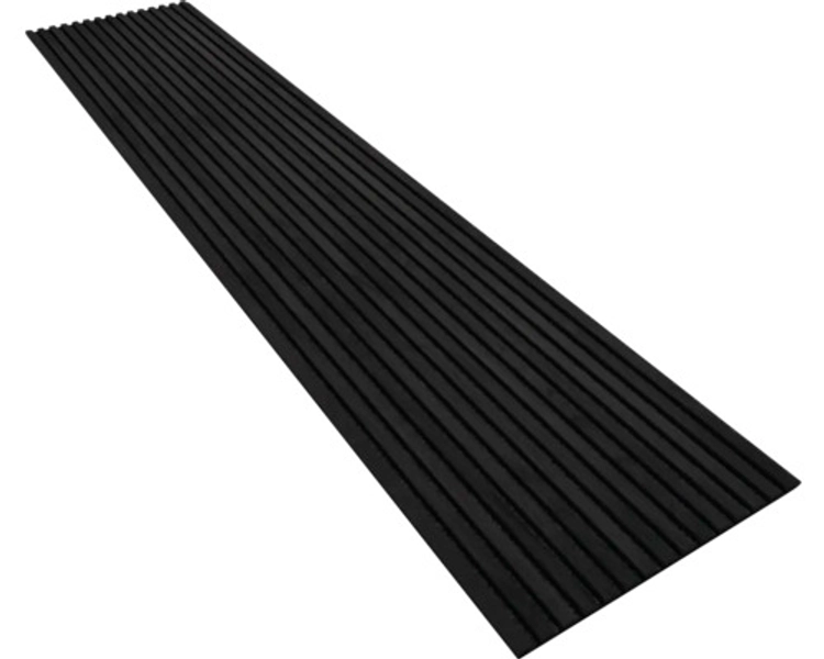 Akustikpaneel furniert Farbton Schwarze Eiche 2600 x 560 x 18 mm