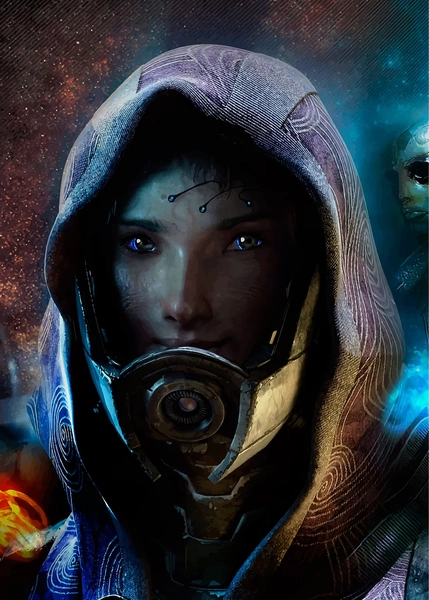 Mass Effect - Tali'Zorah Displate Poster