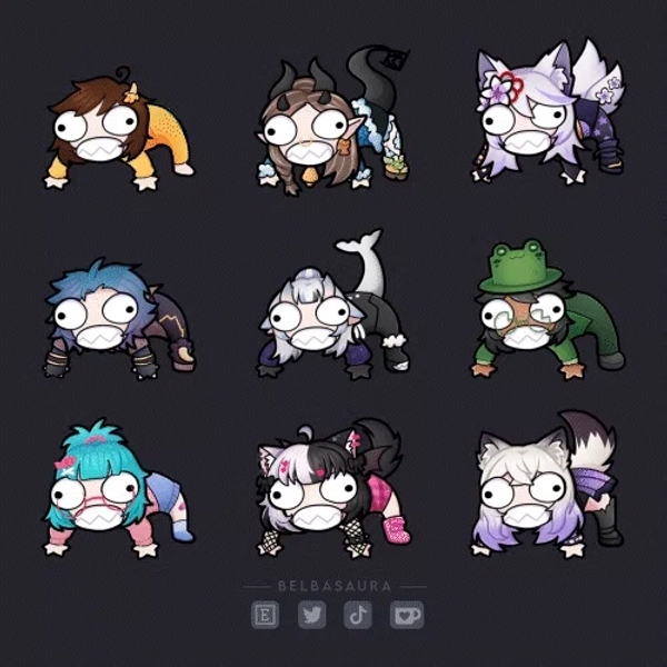 YCH Rabid Emote (Animated) by belbasaura (@belbasaura)