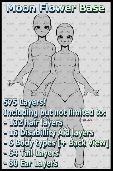 ✦ Moon Flower Base by Keeble (@Keeble)