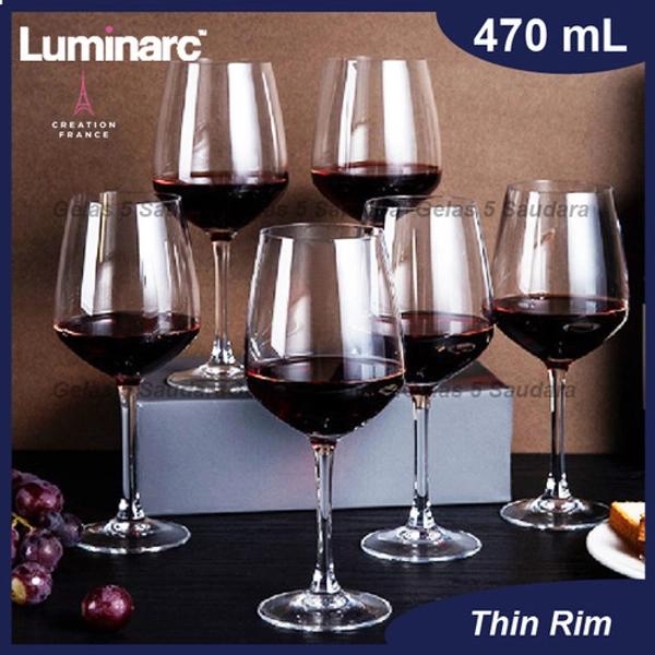 Luminarc Wine Glasses - Set of 6