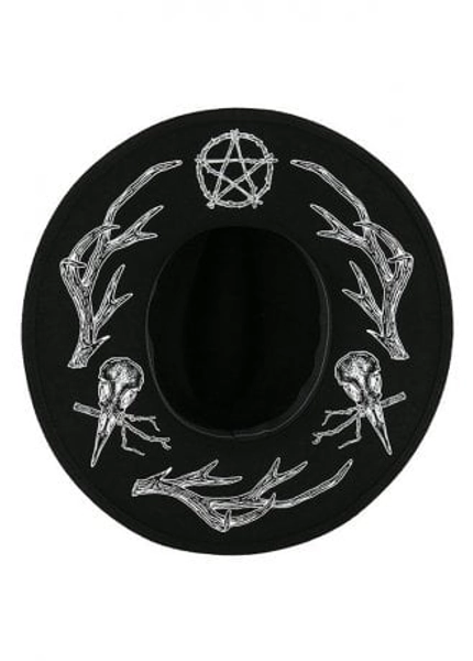 Restyle Antlers Wide Brim Hat