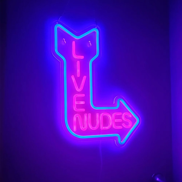 Love Nudes Personalized Custom LED Neon Sign Room Decor Neon Bedroom Light Sign