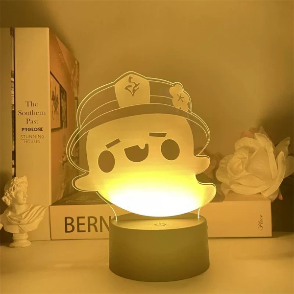 Hu Tao LED Lights Gesnhin Impact Ghost Hutao Gaming Room Decor