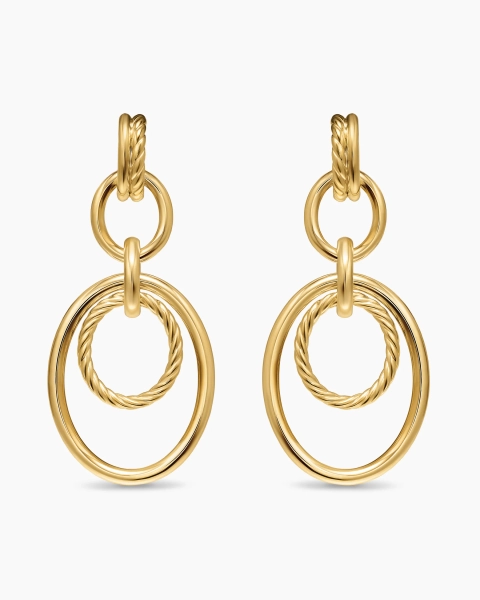 DY Mercer® Mobile Drop Earrings in 18K Yellow Gold, 65.7mm