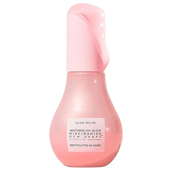 Glow Recipe Niacinamide Dew Drops Face Serum - Hydrating Korean Skincare & Illuminating Makeup Primer for Dewy, Glass Skin - Hyaluronic Acid Serum for Brightening, Plumping & Highlighting (40ml)