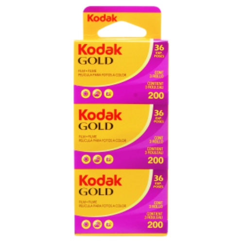 KODAK GOLD 200 Film / 3 pack / GB135-36-Verticale verpakking