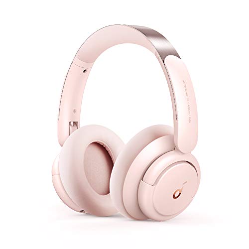 Soundcore by Anker Life Q30 Hybrid Active Noise Cancelling Headphones with Multiple Modes, Hi-Res Sound, Custom EQ via App, 40H Playtime, Comfortable Fit, Bluetooth Headphones, Multipoint Connection - Pink