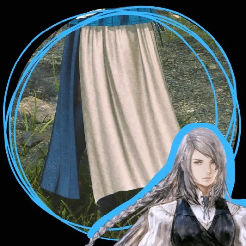 White Skirt Fabric for Jill