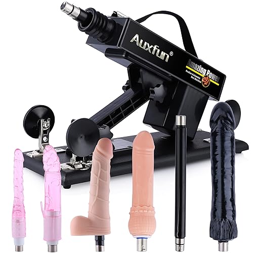 Sex Machine Thrusting Machines for Men Women,Love Machine Device Gun with 6 Attachments,3 XLR Connector Fucking Machine for Solo and Couples