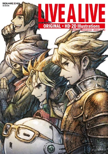 LIVE A LIVE ORIGINAL+HD-2D Illustrations SE-MOOK Book Square Enix from Japan