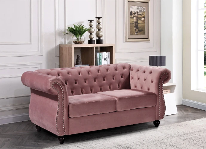 Dequentin 67.6'' Velvet Loveseat