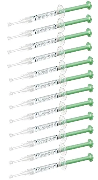 Opalescence 20% Gel Syringes Teeth Whitening - Refill Kit (6 Packs / 12 Syringes) Carbamide Peroxide. Made by Ultradent, in Mint Flavor. Tooth Whitening - B-5196-6 - Mint 20 - 0.04 Fl Oz (Pack of 12)