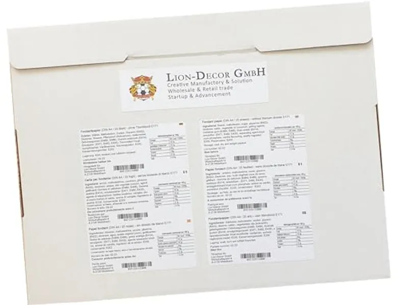 Fondantpapier A4 (20x30cm) 25 Stück