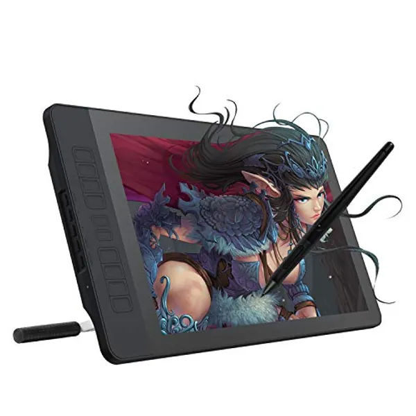 GAOMON PD1560 Interaktives IPS Full HD Pen-Display Mit 10 Express Tasten und 8192 Druckstufen Wiederaufladbarer Stift