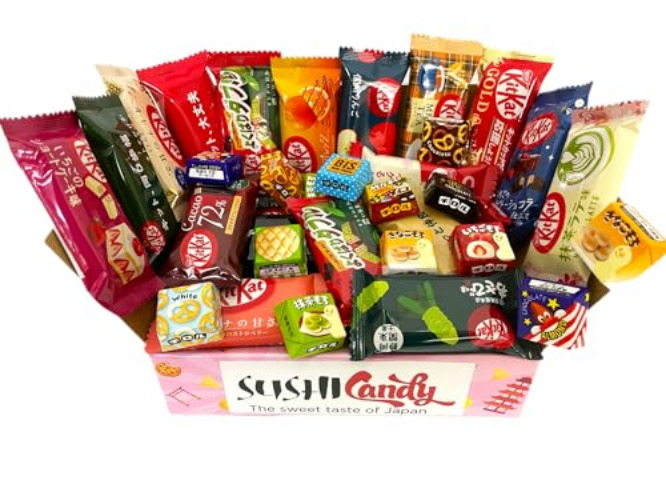 30 Japanese KiKat & Tirol Variety Pack Assortment (GIFT BOX) - Raspberry - GIFT BOX
