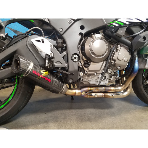 Graves Motorsports Kawasaki ZX-6R Full LINK Titanium / Carbon WORKS Exhaust