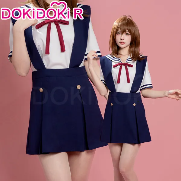 【Size S-2XL】DokiDoki-R Game Anime Clannad Cosplay Nagisa Furukawa / Kyou Fujibayashi Costume School Uniform | M-Order Processing Time Refer to Description Page