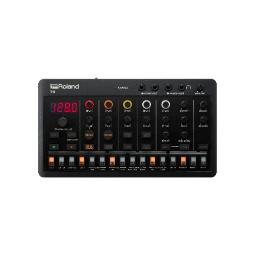 ROLAND COMPACT T-8 BEAT MACHINE 6 DRUM TRACKS, 1 ACB MODELED TB BASS, USB AUDIO/MIDI FX, BATTERY POWERED AIRA T8Rockshop