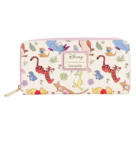 Loungefly Disney Wallet Winnie the Pooh Eeyore Friends Zip Clutch Faux-Leather - Clutch Wallet