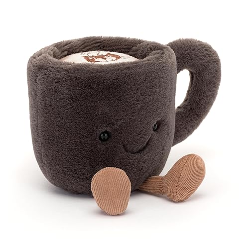 Jellycat Amuseables Coffee Cup Stuffed Toy, 5.5 inches | Drink Plush | Fun Gift Idea