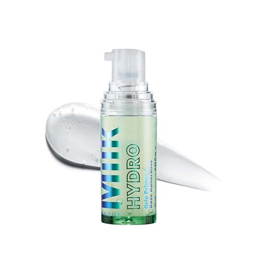Milk Makeup Hydro Grip Primer - 0.33 fl oz - Hydrates & Grips Makeup for Up to 12 Hours - Prevents Caking - All Skin Types - Fragrance Free - Vegan, Cruelty Free - 0.33 Fl Oz (Pack of 1)