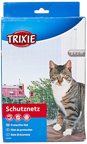 Trixie 44343 Schutznetz, 8 × 3 m, transparent - 8 x 3 m - Single