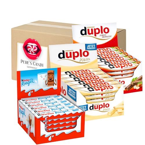 Duplo White Einzelriegel 2 x 40pc + Kinder Riegel 36pc 