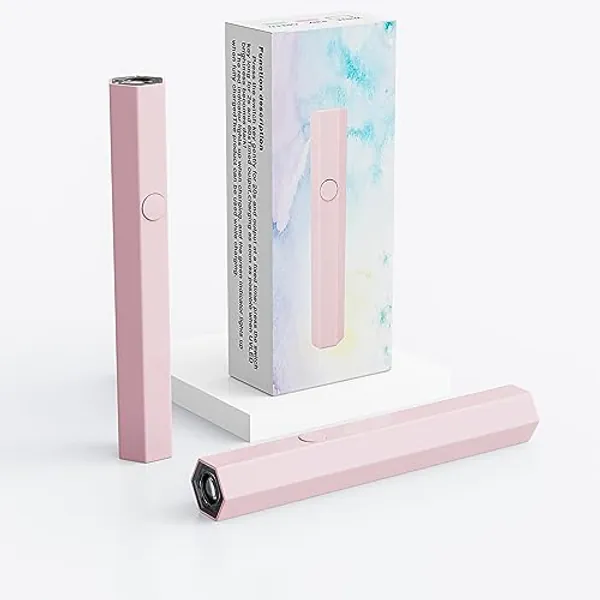 ShynyShy Mini UV Light for Gel Nails, Small Nail Cure Light, Flash Cure Lamp for Gel Nails, LED Nail Lamp for Gel Polish, Manicure USB Nail Dryer for Fast Curing at Salon Home DIY (Pink)