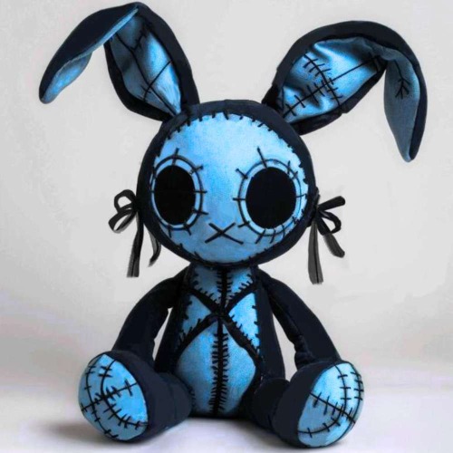 Goth Voodoo Blue Bunny Plush | Default Title