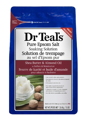 Dr Teal's Shea Butter & Almond Oil Epsom Salt, 1.36 kilogram - Epsom Salt (1.36 kg)