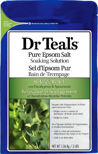 Dr Teal's eucalyptus & spearmint epsom salts, 1.36 kilogram - Epsom Salts foaming bath