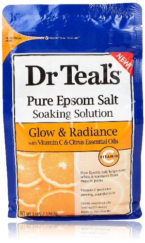 Dr Teal's (DRTE4) Vitamin C Epsom Salt, 1.36 kilogram - Epsom Salt (1.36 kg)