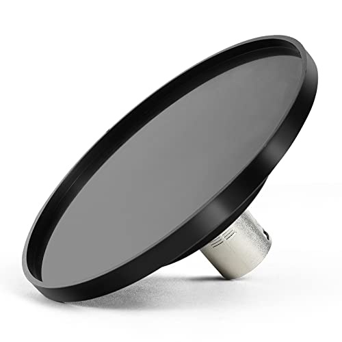 QIENYEA Sex Machine Attachment,3.8'' Suction Cup Adapter with 3XLR Connector for Sex Machine Love Machine,Dildo Holder,Black - Suction Cup Adapter-E8