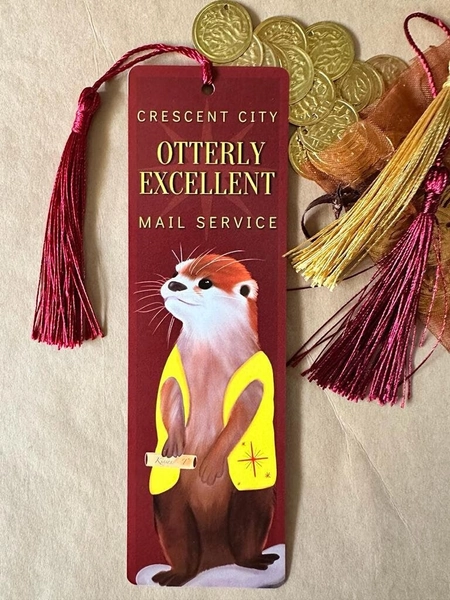 Messenger Otter - Bookmark - Bookish Bookmark - HOSAB - Crescent City