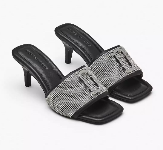 The Rhinestone J Marc Heeled Sandal