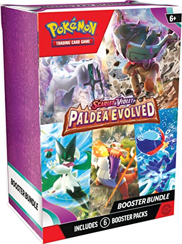 Pokémon TCG: Scarlet & Violet—Paldea Evolved Booster Bundle (6 Booster Packs)