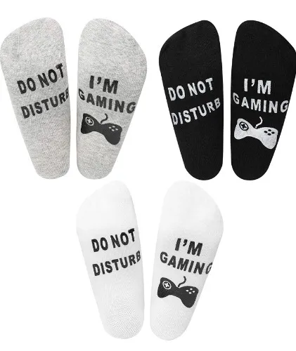 Game Socks, Do Not Disturb Funny Ankle Cotton Socks for Game Players Lovers : Amazon.ca: Clothing, Shoes & Accessories