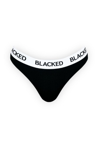 Blacked Thong Panty | MD / Black