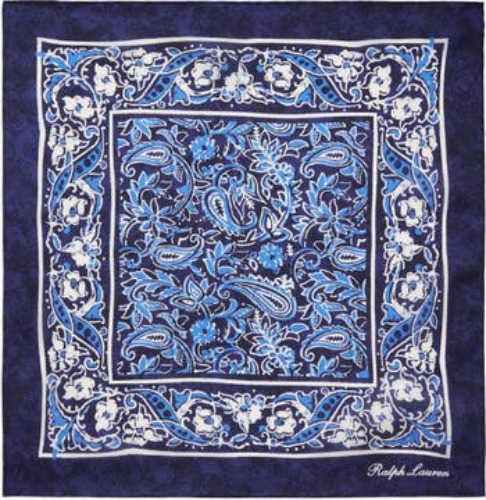 Paisley Silk Pocket Square
