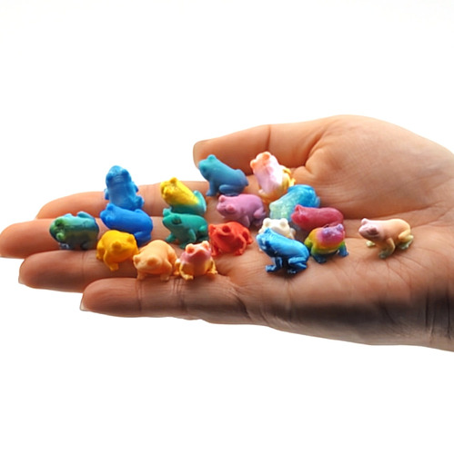 Tiny Frogs - Miniature Frog Figurines - Leap into Joy | 100 Randomly selected Tiny Frogs