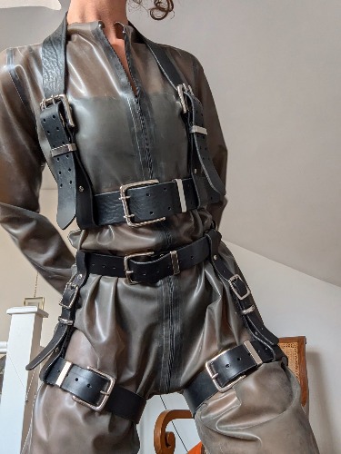 Latex Full Body Jumpsuit — P R I M A L     