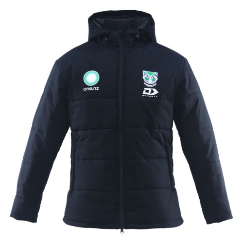 2025 NZ Warriors Mens Winter Jacket - Black | XL