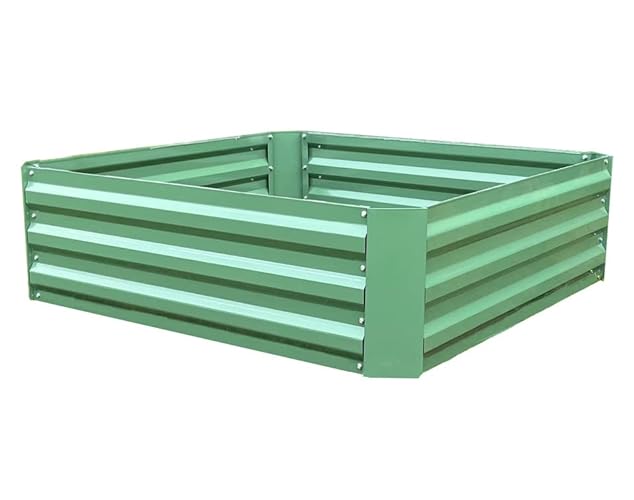 Selections Metal Raised Vegetable Bed in Green (100cm x 30cm)