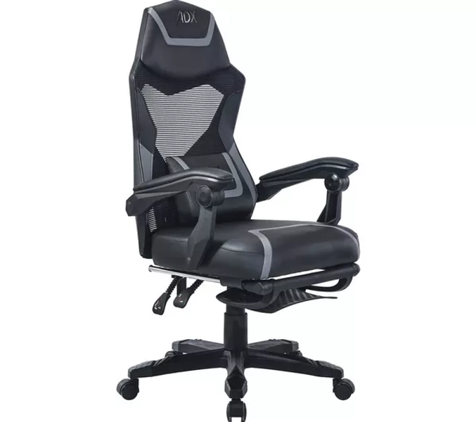 ADX Ergonomic Y 24 Gaming Chair - Black & Grey