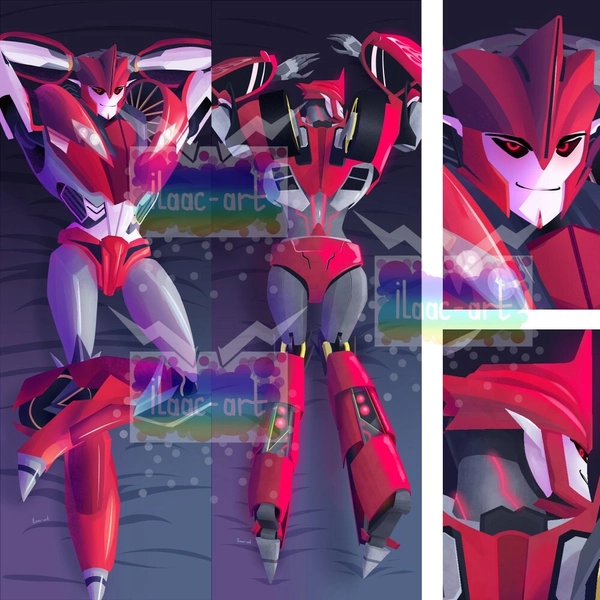 Knock Out Transformers Prime TFP Dakimakura Body Pillow Case 50cmx150cm