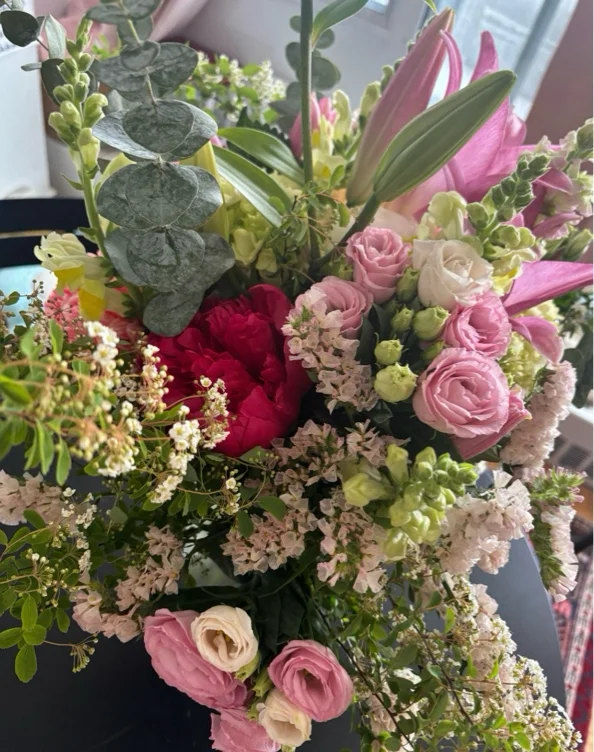 A bouquet of flowers