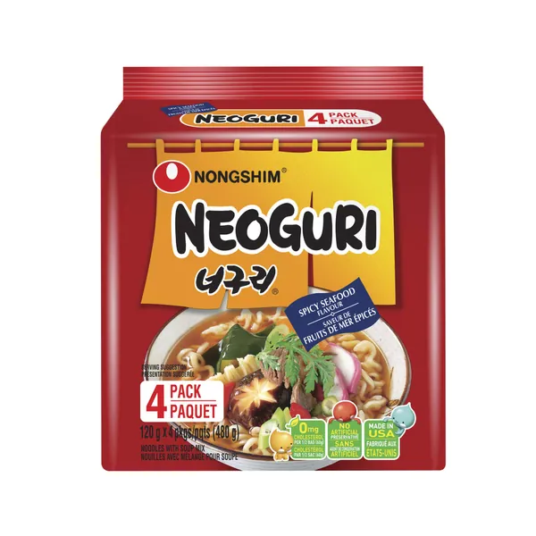 Neoguri Spicy Seafood Ramyun 4-Pack