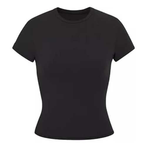 SKIMS FITS EVERYBODY T-Shirt Onyx - Black